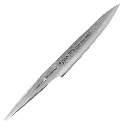Couteau à découper martelé 19.3 cm Type 301 Design by F.A. Porsche