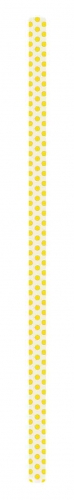 Paille Swirl blanc/jaune 23 cm Zak ! Designs