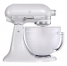 Robot KitchenAid Artisan Blanc Givr&eacute; avec bol en verre