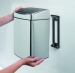 Poubelle 'touch bin' 10 L chrome brillant