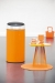 Poubelle Color your bin ronde 45 L Orange