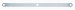 Tringle "Cuisine Ouverte" Classic Inox 100 cm à bouts ronds (sans fixations)