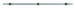 Tringle cuisine ouverte R&ouml;sle inox 50  cm avec 2 fixations