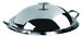 Grill Plancha Inox 34 cm avec Couvercle Inox Bombé