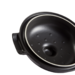 Petite cocotte ronde en céramique 25,5x22 cm Gris Ardoise