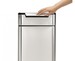 Poubelle Simplehuman rectangulaire inox 30 L. Easy touch-bar (Sac H)