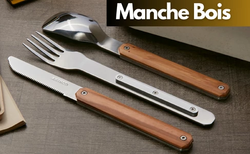 Couvets 12H34 manches en bois