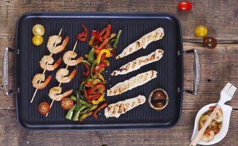 Les grills, woks, crêpières & services à fondue en fonte