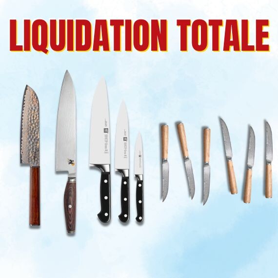PRIX SACRIFIÉS SUR LES COUTEAUX