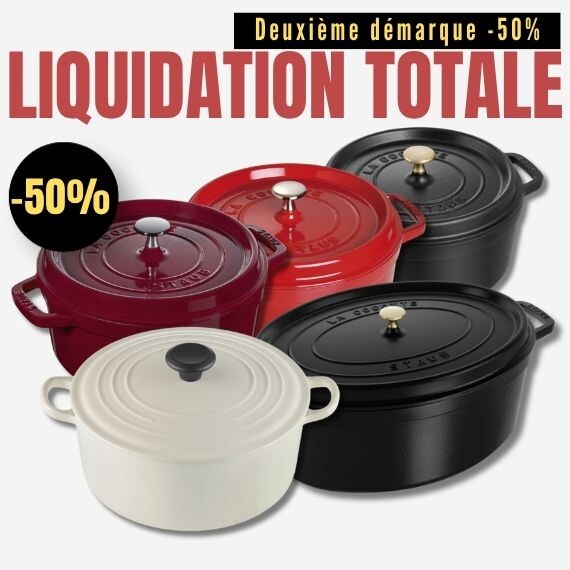 -50% sur toute la fonte !
