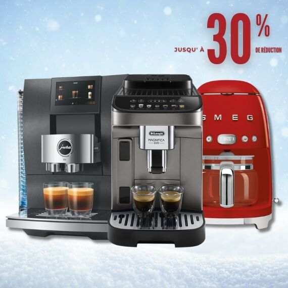 Sur une sélection de machines à café