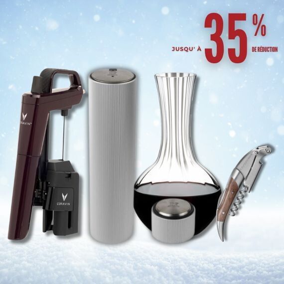 Sur une sélection d'accessoires pour le vin 