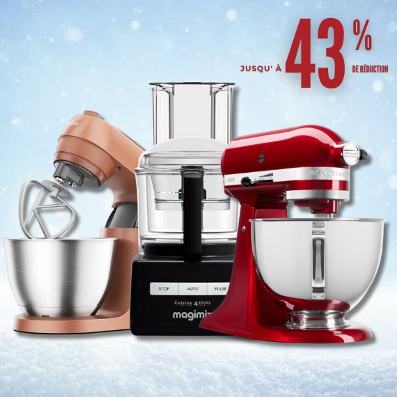 Sur une sélection de robots de cuisine