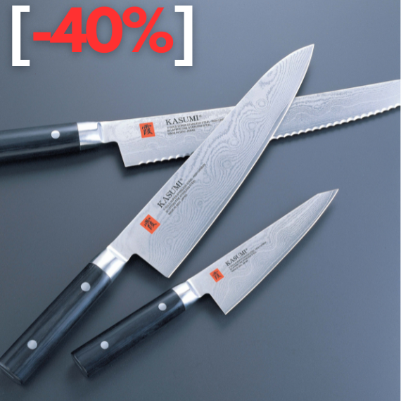 Jusqu'à -40% sur les couteaux Japonais !