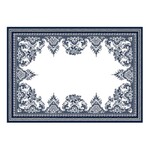 2 SETS DE TABLE DEPAREILLEES BLEU