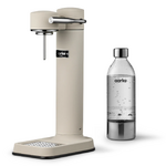 Appareil a gazeifier Creme avec une bouteille en PET recyclable 0,65 litre sans cartouche de gaz CO²