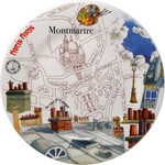 Assiette Dessert 22 cm Montmartre PARIS-PARIS