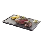 Assiette a steak ardoise 33 x 24 x 1 cm