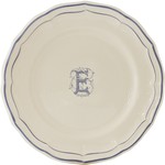 Assiette Canapes 16.5 cm E FILET BLEU MONOGRAMME