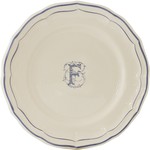 Assiette Canapes 16.5 cm F FILET BLEU MONOGRAMME