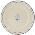 Assiette Canapes 16.5 cm J FILET BLEU MONOGRAMME