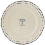 Assiette Canapes 16.5 cm T FILET BLEU MONOGRAMME