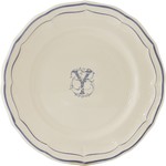 Assiette Canapes 16.5 cm X FILET BLEU MONOGRAMME