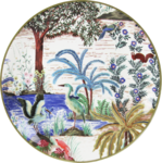 Assiette Canapes 17 cm Heron LE JARDIN DU PALAIS