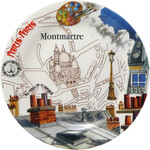 Assiette Canapes 16.5 cm Montmartre PARIS-PARIS