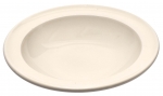 Assiette creuse en ceramique O 22 cm Blanc Argile