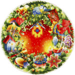 Coffret de 4 Assiettes Extra Filet Cobalt