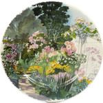 Assiette Dessert 22 cm Palette PARIS A GIVERNY