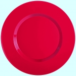Assiette diametre 25,5 cerise