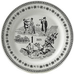 Assiette Mignardises 12.8 cm Amitie Rebus