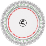 Assiette Mignardises 12.8 cm Renne Hiver HIVER SCANDINAVE