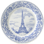 Assiette Mignardises 12.8 cm Tour Eiffel MONUMENTS PARIS