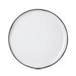 Set de 4 caractere assiette 21cm blanc cumulus