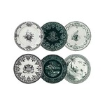 Coffret de 6 Assiettes Dessert Assorties LES DEPAREILLEES