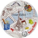 Assiette Mignardises 12.8 cm PARIS-PARIS