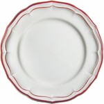 Coffret de 4 Assiettes Plates FILET Rouge