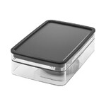 Bac a grain amovible avec couvercle pour machine a cafe semi-automatique