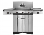 Barbecue 13.8 KW- 3 bruleurs - rechaud lateral