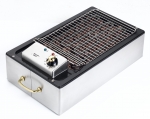 Barbecue Garden grill  'Pierre de lave' inox