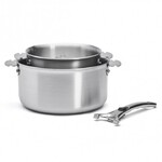 Batterie de 2 casseroles/faitouts Alchimy Loqy o 16 cm & 20 cm avec poignee amov