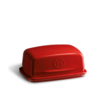 Beurrier en ceramique 17x12 cm Rouge Grand Cru