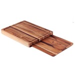 Billot avec plateau 40x30x3,8cm. Bois de teck