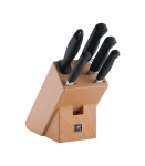 Bloc couteaux bois naturel 6 pcs. ZWILLING PURE