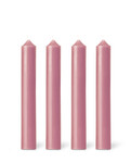 Boite de 12 bougies de table cylindriques Pensee