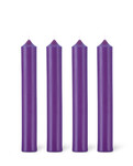 Boite de 12 bougies de table cylindriques Tarte Aux Prunes