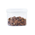 Boite de conservation carree 0.5 Litre en verre avec couvercle en verre et joint